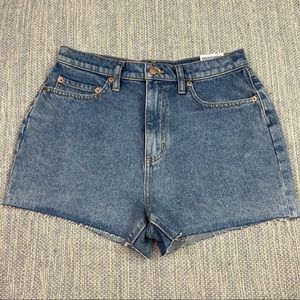 NWOT PINK Victoria's Secret Size 29 High Waisted Cut Off Denim Shorts